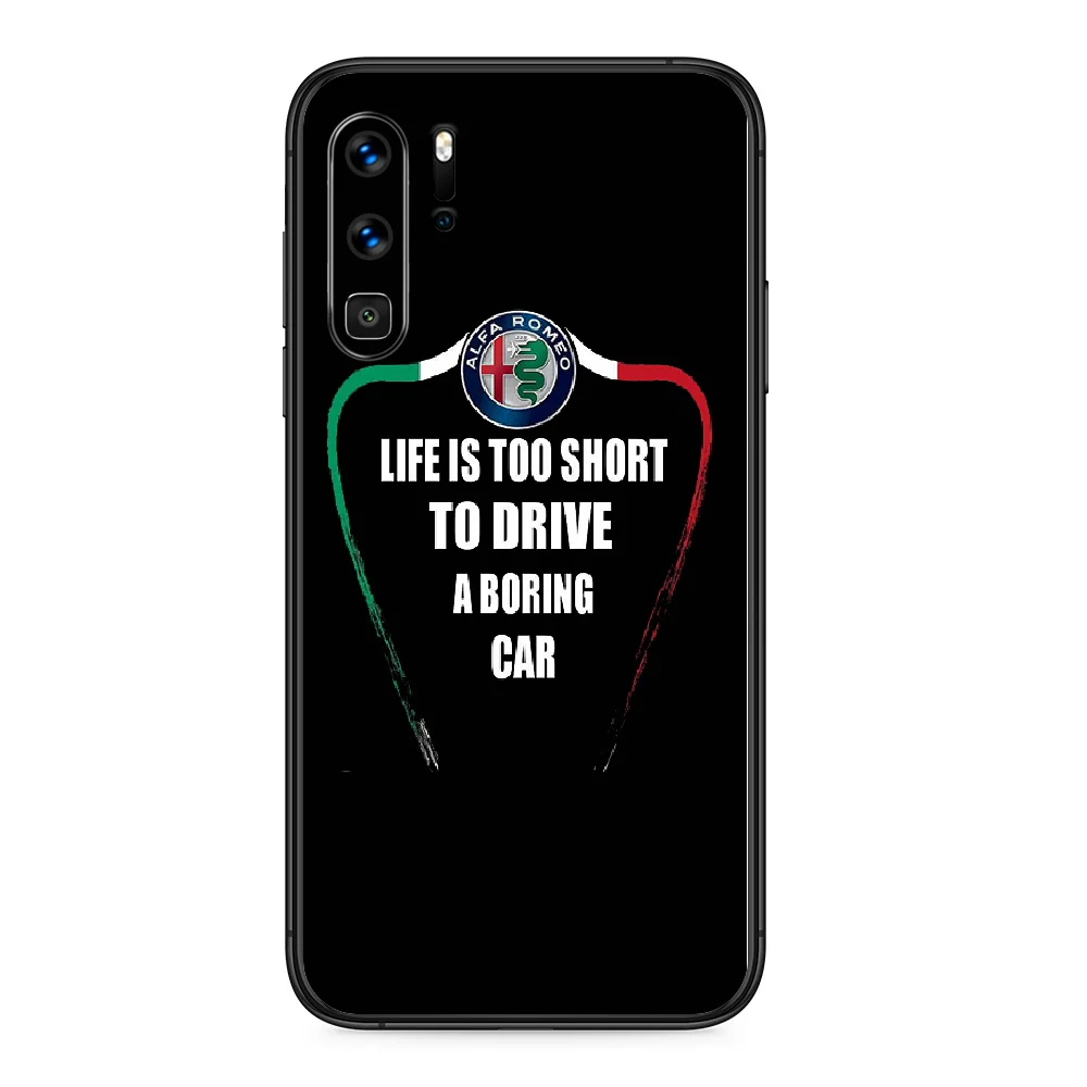 

Alfa romeo giulietta Italy Car Phone case For Huawei P 9 Smart 10 20 30 40 8 Lite Mini Z 2019 Pro black hoesjes pretty prime