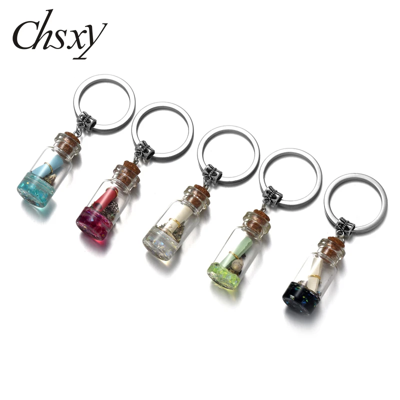 Брелок CHSXY 2020 в виде бутылки для дрифтинга цветной подвесной брелок ручной работы