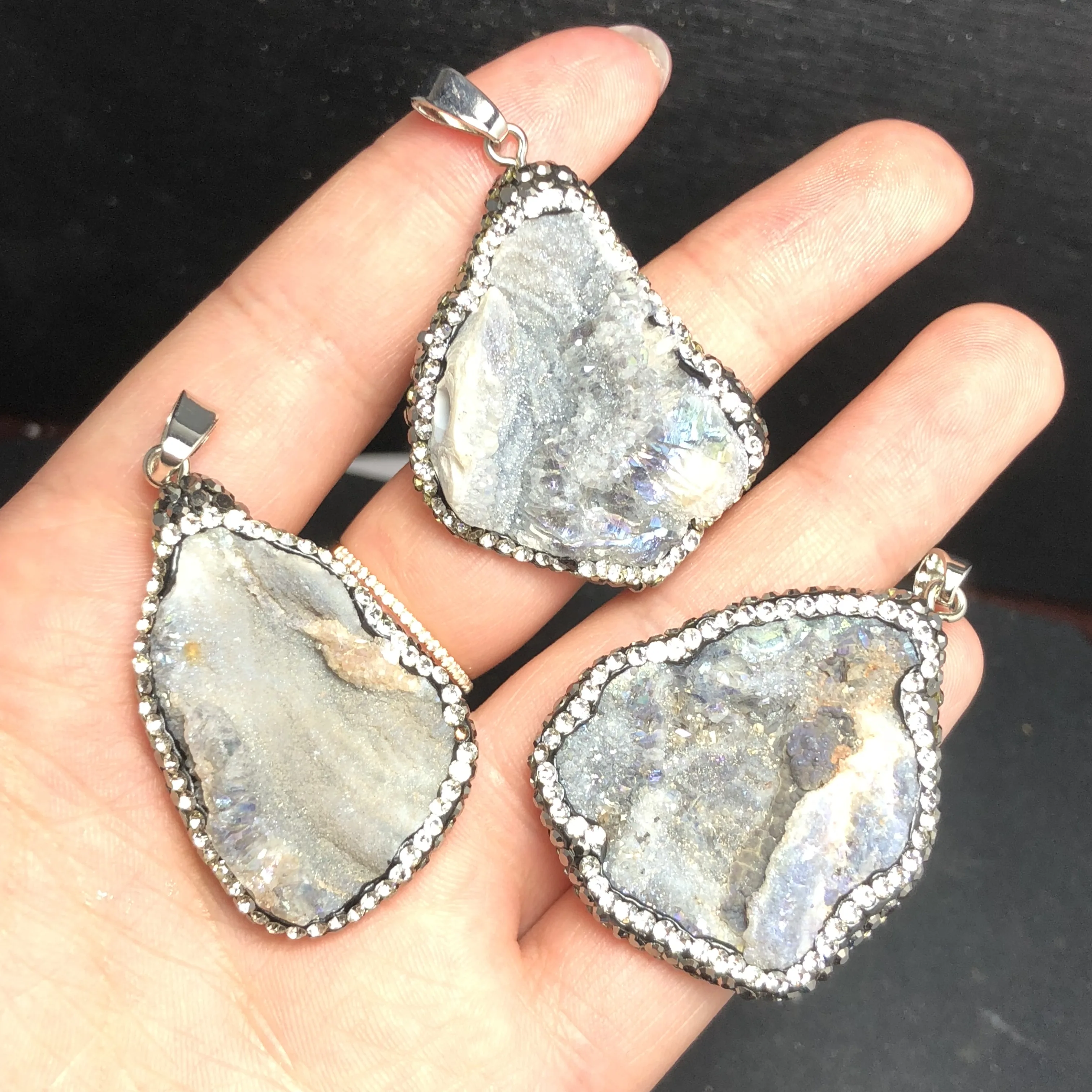 1 шт. натуральные Агатовые кристаллы|Камни| |