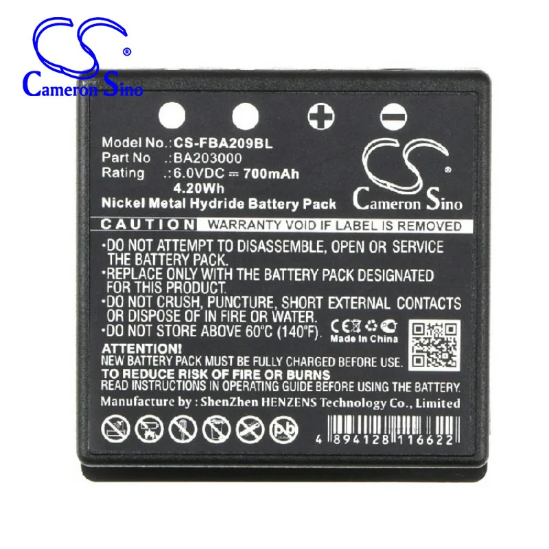 

CameronSino for HBC FBFUB09N FUB 9NM 6V FUB9NM Linus 4 6 Micron 4 6 Radiomatic Eco Remote Driving Spectrum 1 2 A B battery