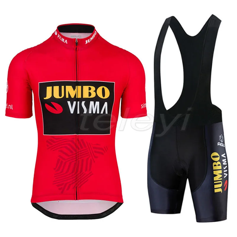 Велосипеды Джерси 2020 JUMBO VISMA короткий рукав трикотаж для велосипедистов 20D шорты