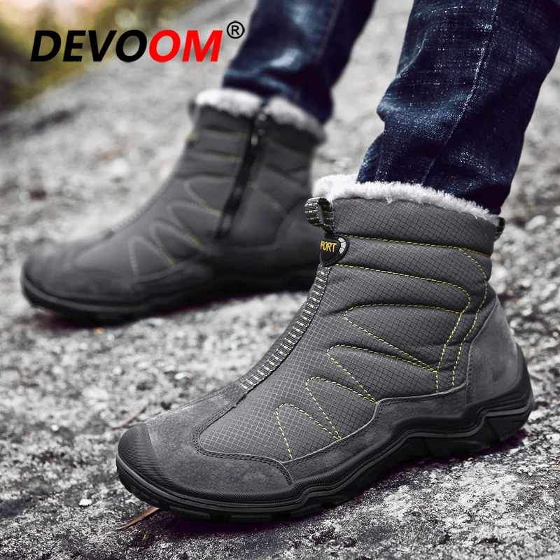 Зимние водонепроницаемые походные ботинки мужские уличные кроссовки