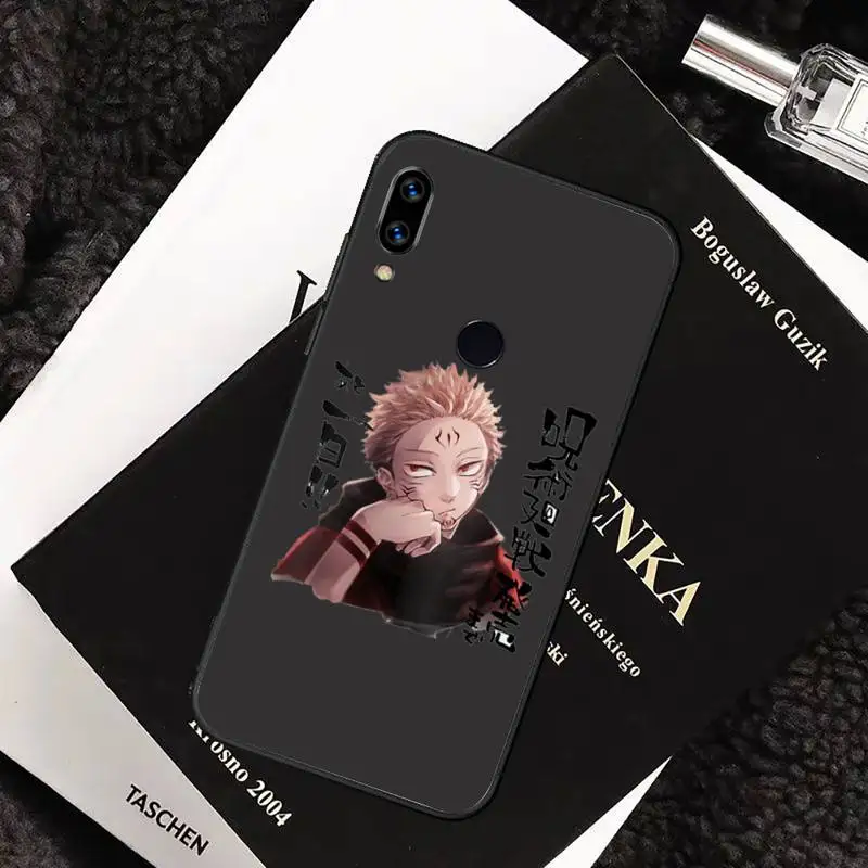 

Jujutsu Kaisen Satoru Gojo anime Phone Case For iphone 7 8 11 12 Redmi note 7 8 9 S PRO X XR MAX plus Soft silicone funda