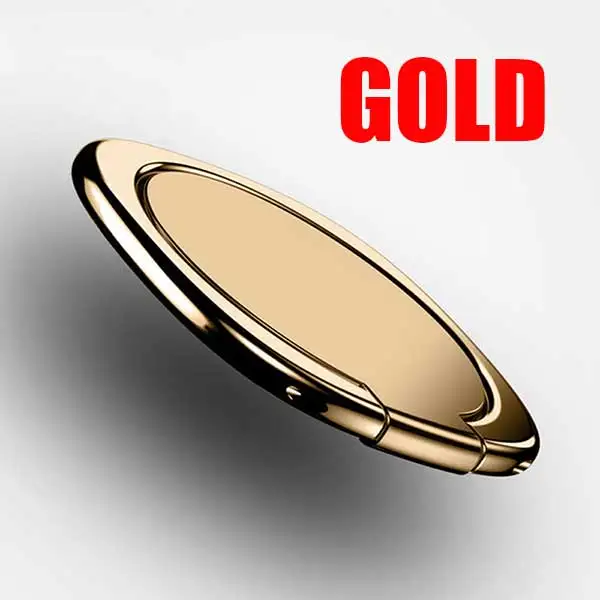 gold Универсальный держатель для телефона с кольцом на палец, подставка на 360 градусов для samsung Xiaomi iPhone X 7 6 55 5S plus, смартфон, планшет - Цвет: gold