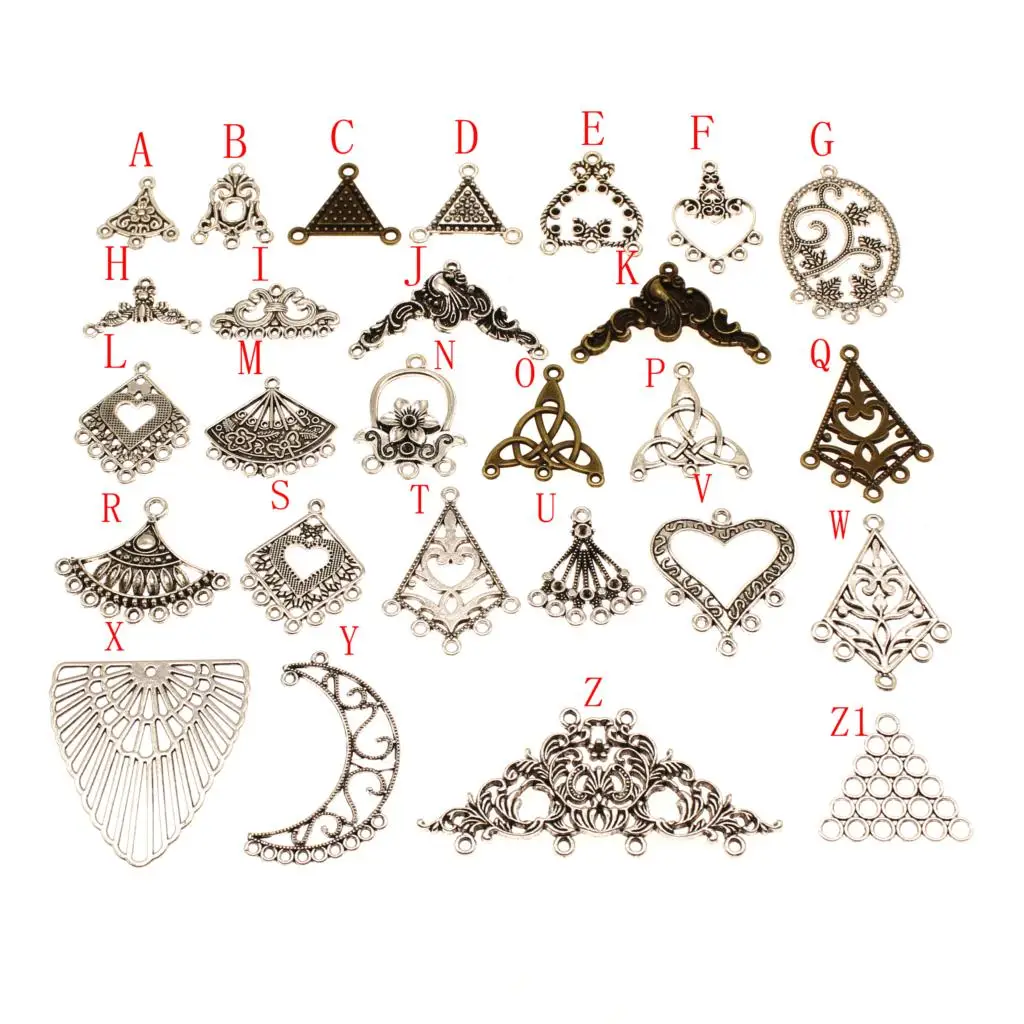 10 шт. посеребренные очаровательные принадлежности для изготовления ювелирных