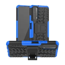For Huawei P Smart Z 2021 2020 2019 Case Anti-knock Bumper Heavy Duty Armor Stand Cover For PSmart Plus 2018 Silicon Shell Coque