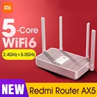 Xiaomi Redmi маршрутизатор AX5 Wi-Fi с 6-ю сетчатыми Gigabit 1200 Мбитс 2,4 г5,0 GHz Dual Беспроводной Wi-Fi маршрутизатор Wi Fi Ретранслятор 4 антенны с высоким коэффициентом усиления 256 Мб