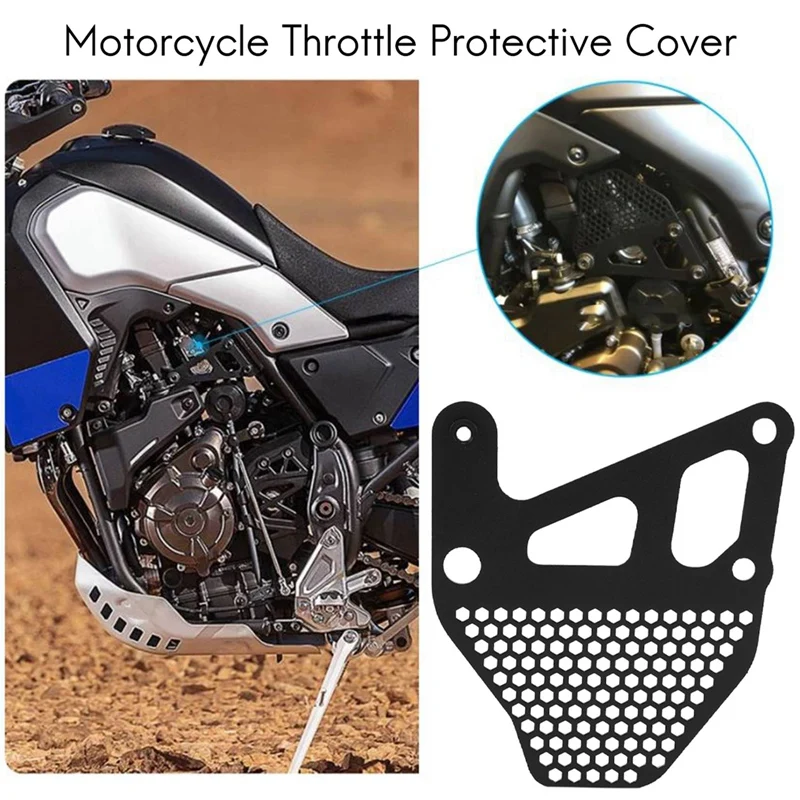 

Motorcycle Throttle Protection Cover Throttle Protection Grille for Yamaha Tenere 700 XT700Z XTZ 700 T7 T700 2019-2020