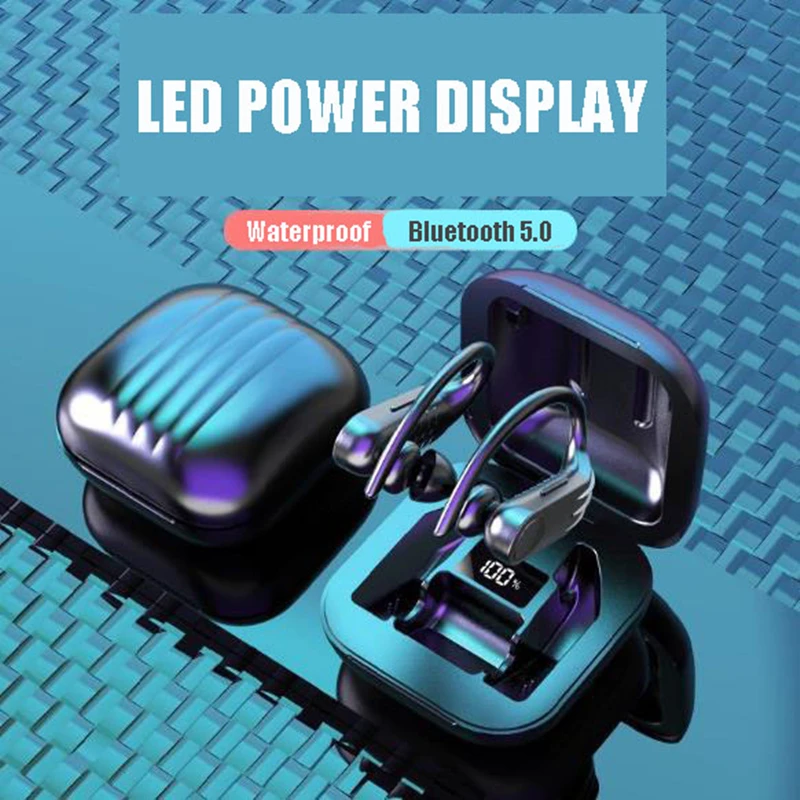 TWS-наушники с поддержкой Bluetooth 5 0 и светодиодным дисплеем | Электроника