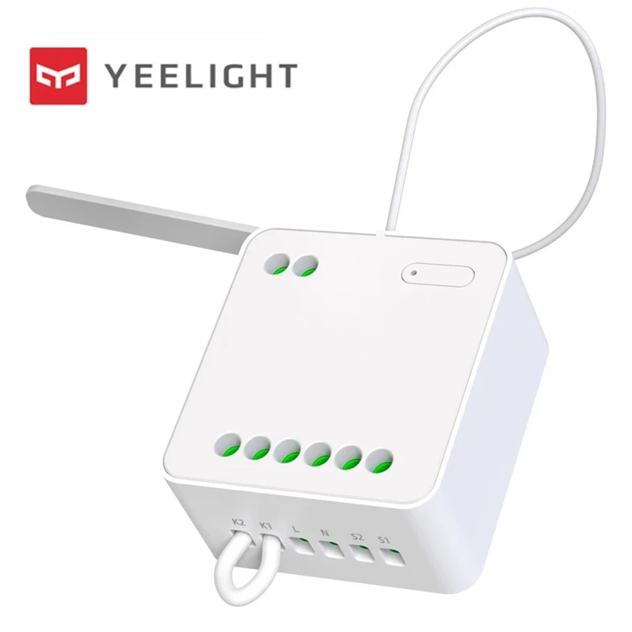 Yeelight Смарт ручкой и двойным контролем модуль двухполосный беспроводной релейный
