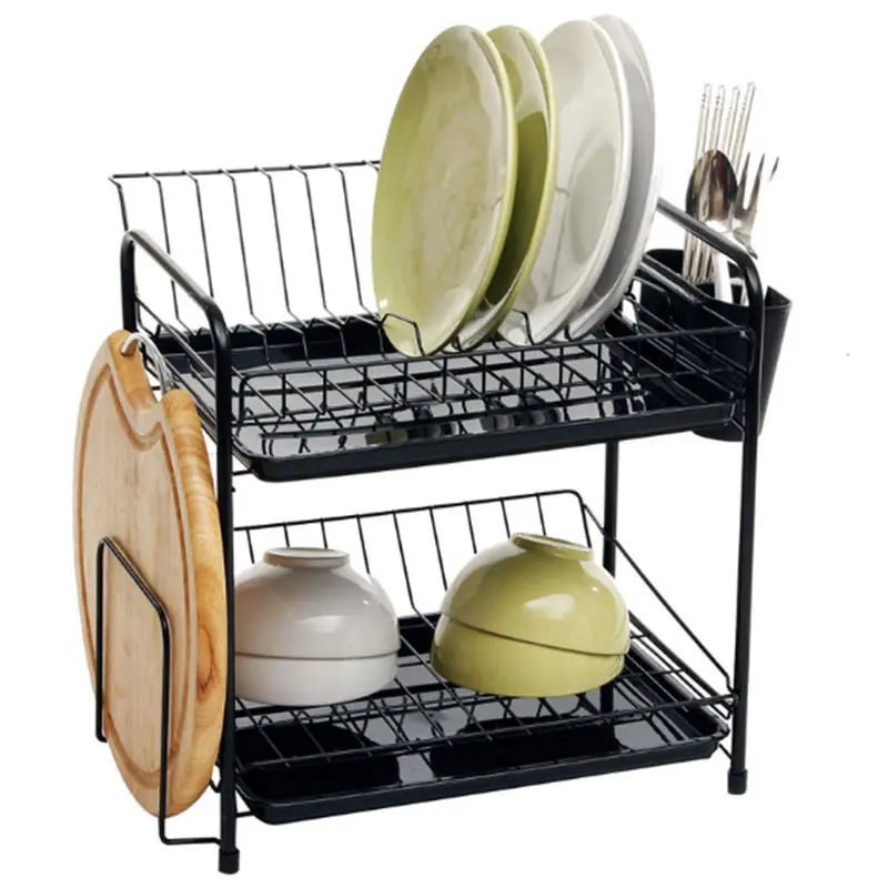 2-уровневый R-образный сушильный станок для посуды сушилка из нержавеющей стали