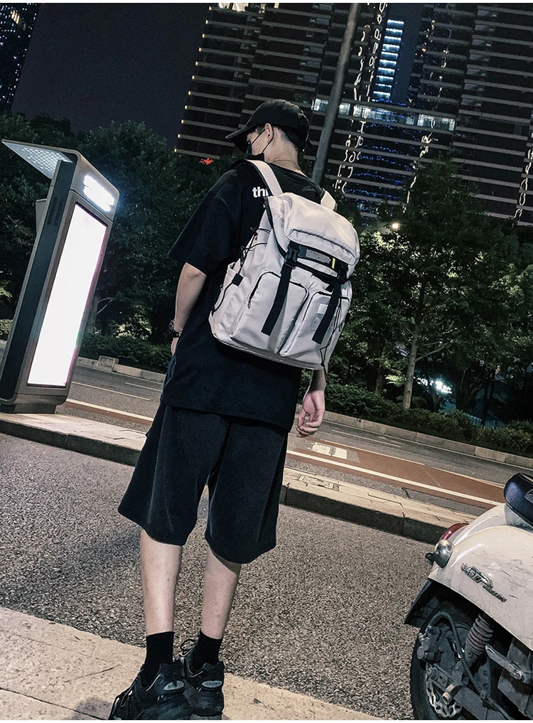 

PB4098 2021 new Backpack men's backpack leisure travel bag large capacity fashion trend computer bag