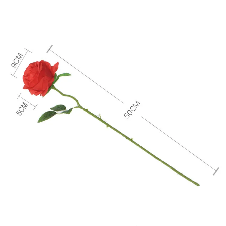 

Silk Rose Artificial Flowers European Style Lover Wedding Flower Decorations Home Decor Wall Decor Wedding Party Dried Flowers