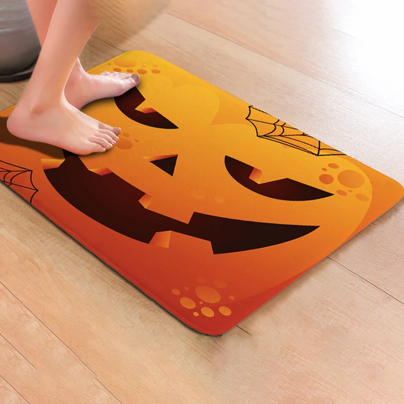 

Ковер На Хэллоуин Тыква Ведьма Счастливый Хэллоуин вечерние ринка Декор Гостиная Спальня Ванная комната напольный коврик DIY ужас домашний ...