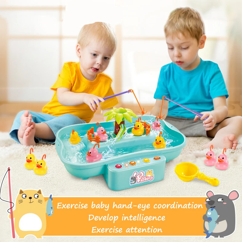 Baby Shining детская Магнитная рыболовная игрушка 21 шт./компл. для родителей и детей