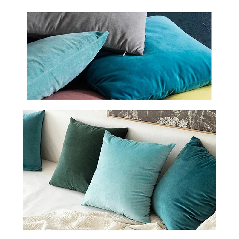 

30*50/45*45/50*50/60*60 Velvet Cushion Cover Pillowcase Solid Pillow Case Decor Sofa Throw Pillows Room Pillow Cover Decorative