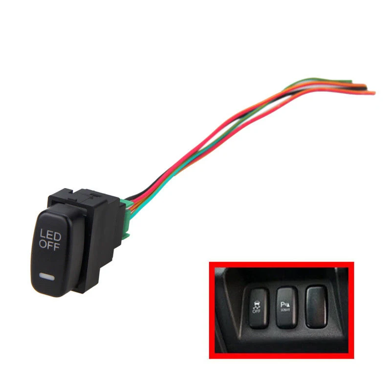 

Push Car Light Switch ABS For Lancer For Mitsubishi For Pajero Durable