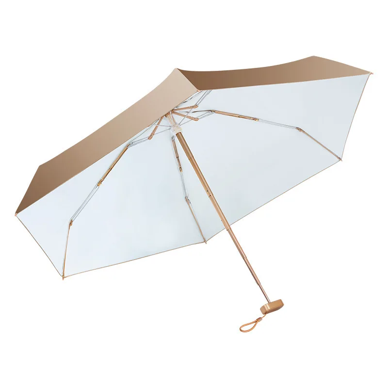 

Japan Xiaojin Umbrella 14cm Palm Super Sunscreen UV Small Thumb Umbrella 50% Sunshade Sun Umbrella Female
