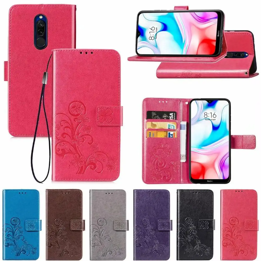 Кожаный флип чехол кошелек с подставкой для Xiaomi Mi Mix 2sMi Max 2 роскошный мобильный