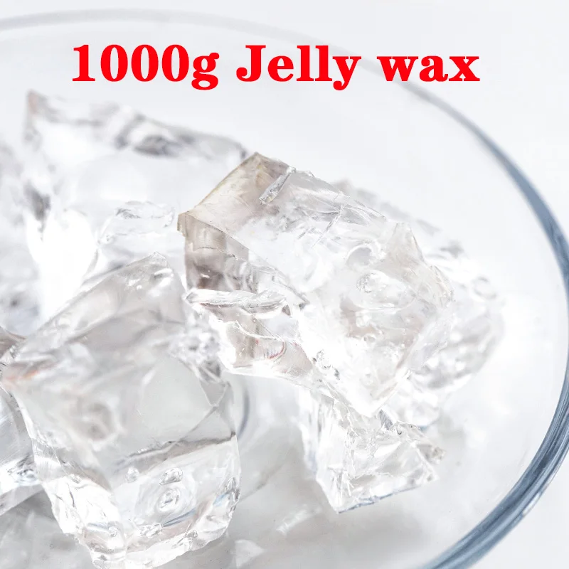1000g Transparent Jelly Wax Candle Raw Material DIY Crystal Candle Cup Handmade Scented Wax Candle Supplies Candle Making