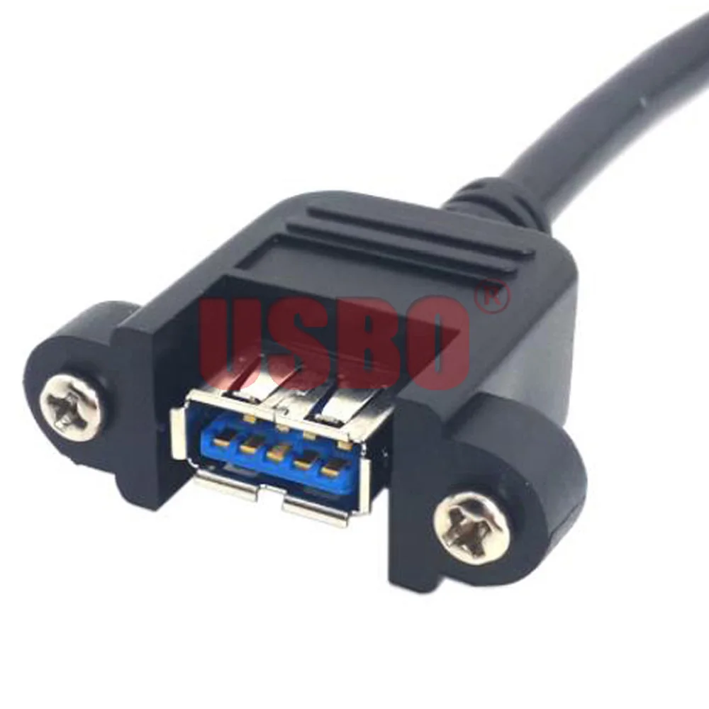 Удлинитель USB 0 5 с винтовым отверстием Гбит/с 8/3 м|Кабели USB| |
