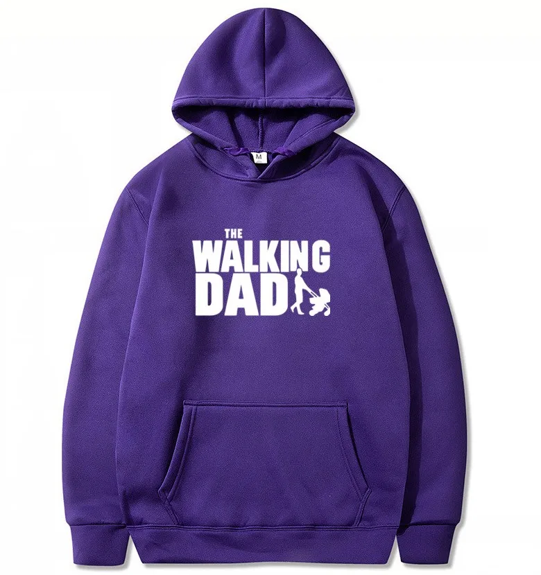 Толстовка ходячий папа мужские топы повседневные хлопковые Кофты на День отца