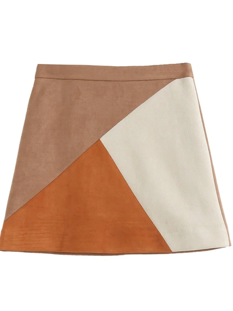 

Faux Leather Mini Natural Factors Women Midi Skirts Fashion Korean Skirt DM001