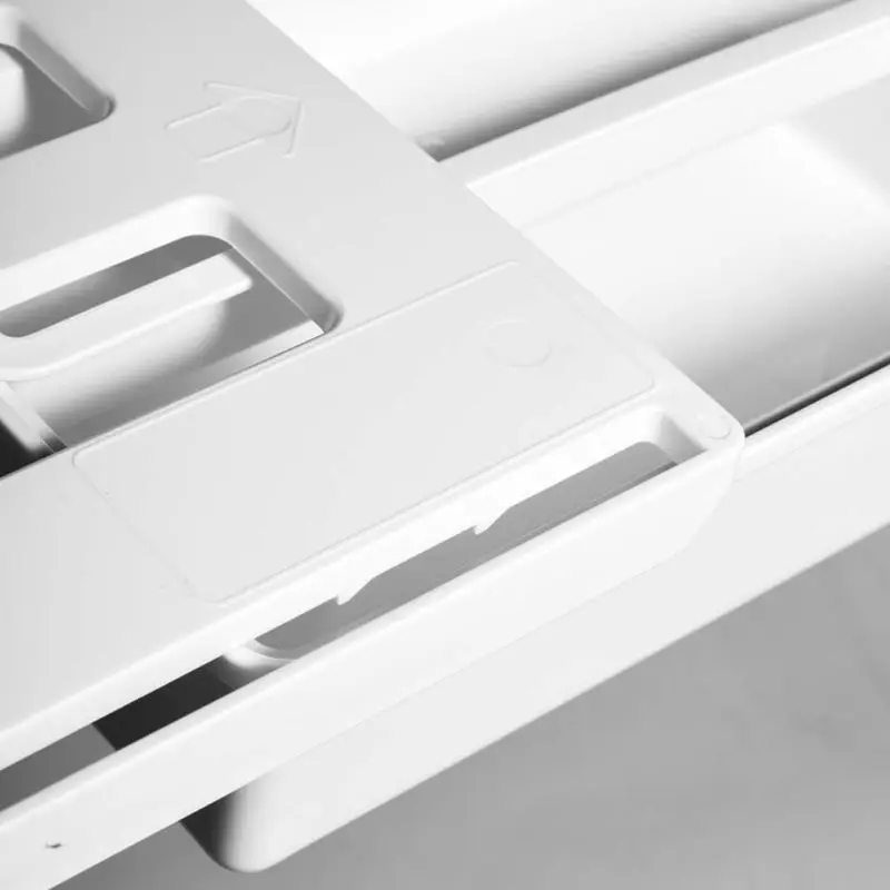 

W3JA Self Adhesive Under Desk Drawer Hidden Organizer Storage Box Holder Stationery Case Pencil Tray
