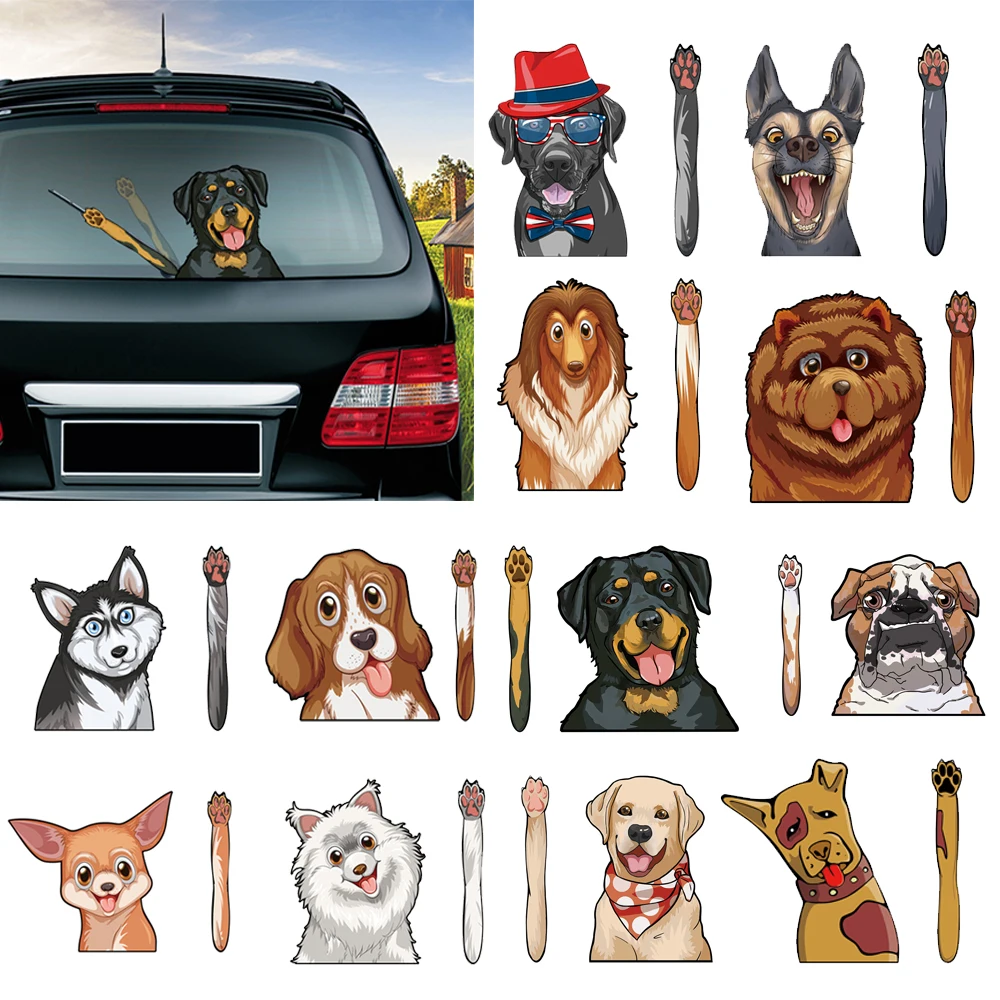 1 шт творческие способности окна автомобиля Стикеры с забавными рисунками