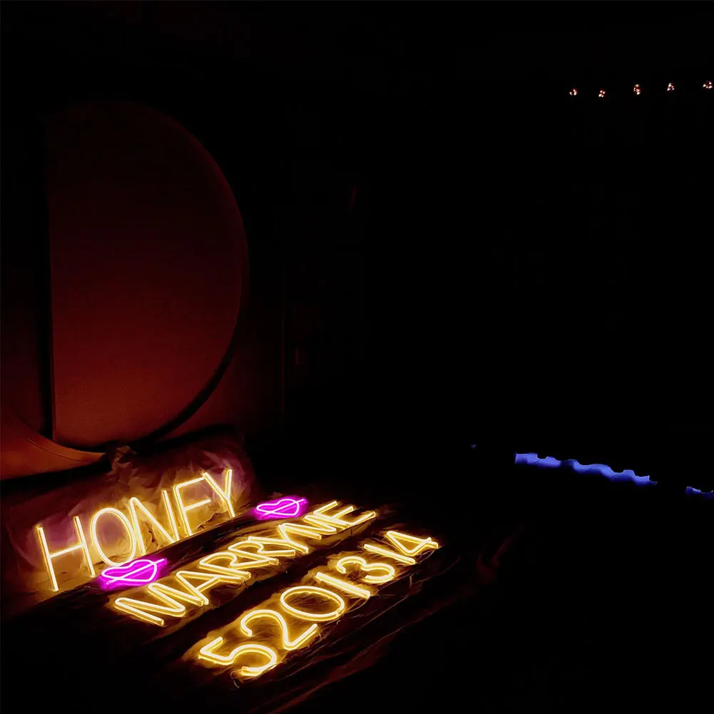 Светодиодный ночник с 3D 26 буквами декоративный светильник для свадьбы дня