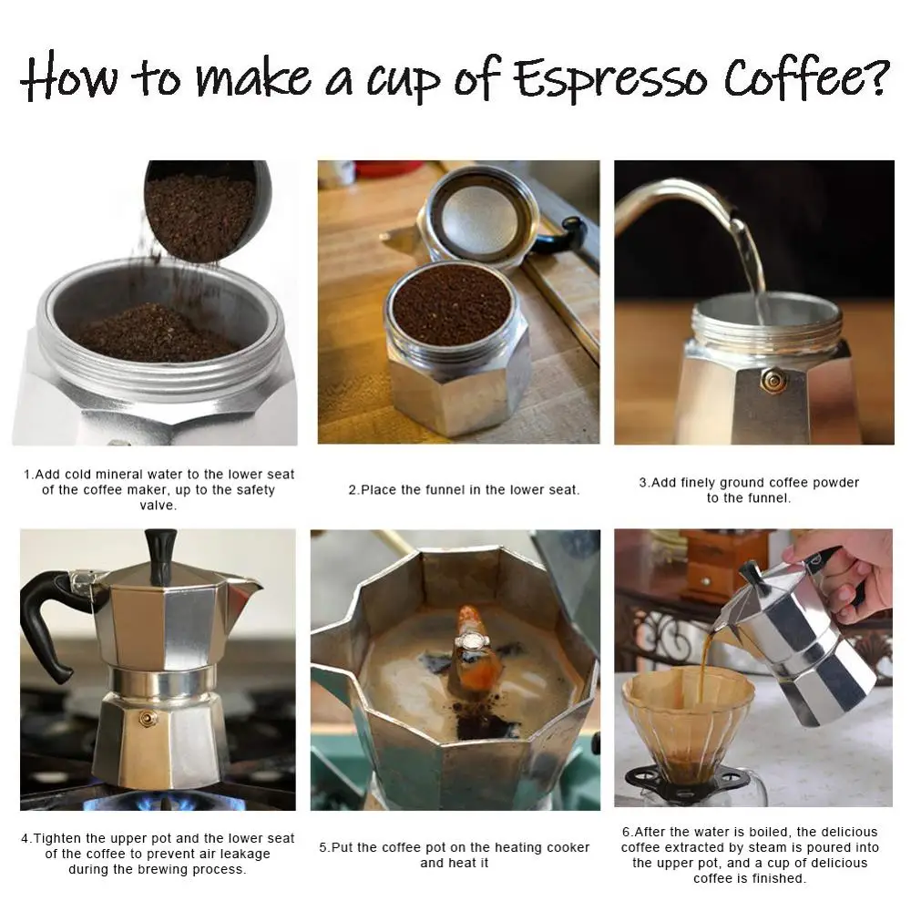 

Moka Cafeteira Expresso, Moka 50/100/150/300/450/600