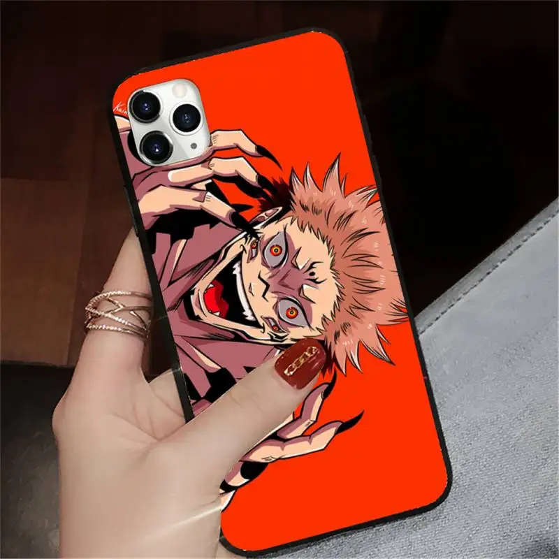 

Jujutsu Kaisen Yuji Itadori Phone Case for iPhone 11 12 pro XS MAX 8 7 6 6S Plus X 5S SE 2020 XR mini