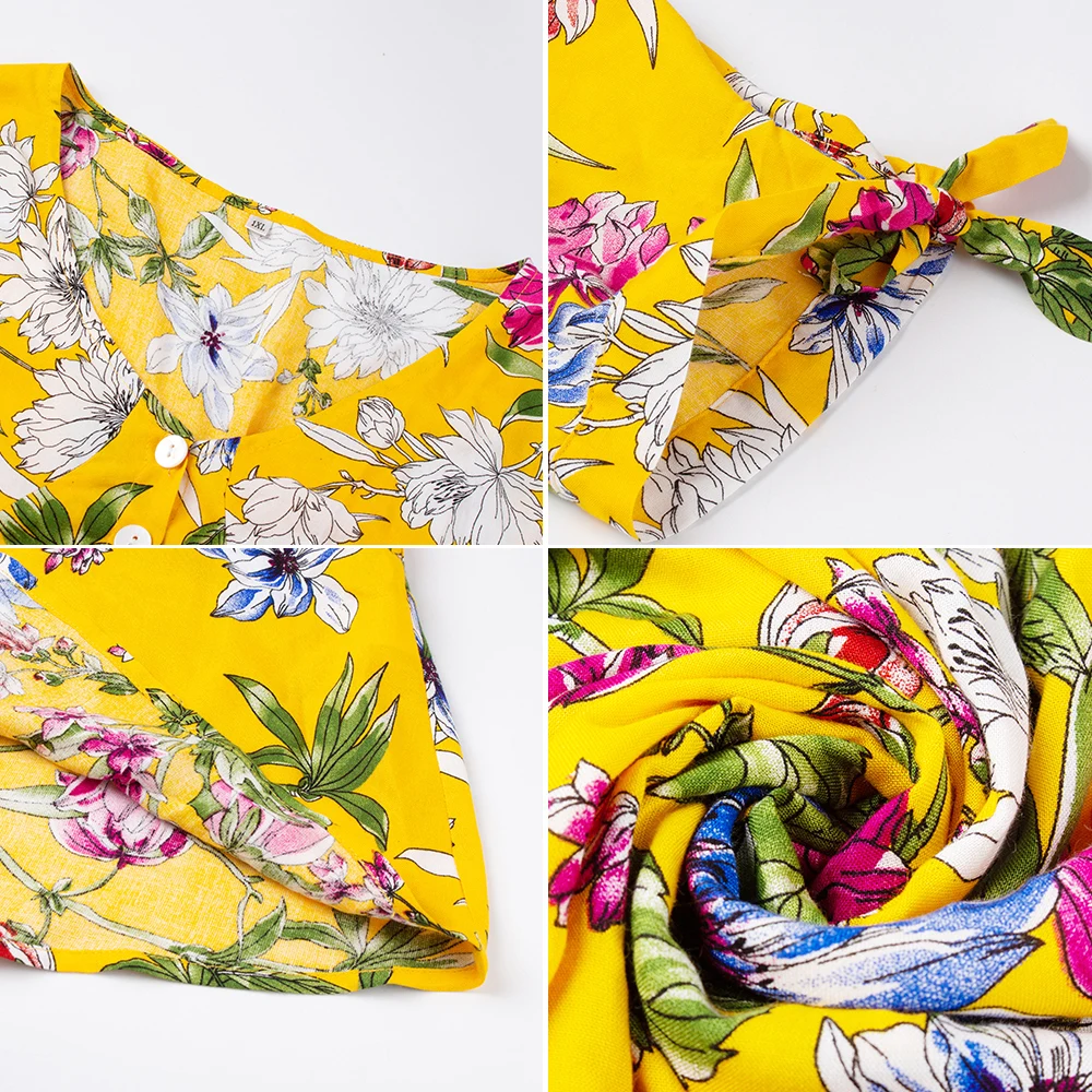 2021 Мода размера плюс женская обувь в богемном стиле хлопковое платье для девочек