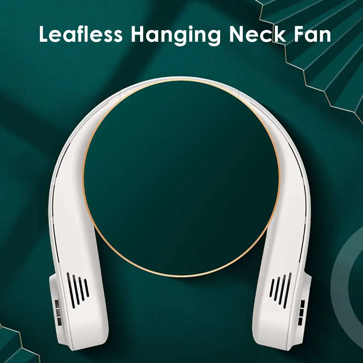 

Шейный мини-вентилятор без лопастей, зарядка от USB, 1800 мАч, бесшумные спортивные вентиляторы для дома, улицы, портативный бесшумный вентилят...