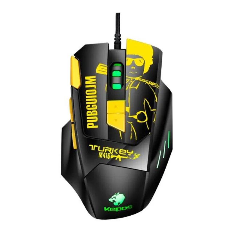 

Teclado mecanico top quality teclado gamer Wired 35keys Single hand Mini Mechanical keyboard Mouse Combos for CF Shooting Games