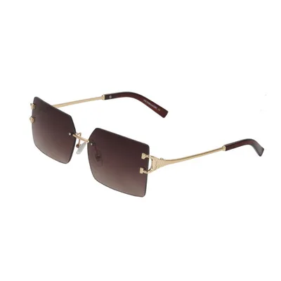 

Rimless Sunglasses For Men And Women Square Frame Sunglasses New Fashion Sunshade Mirror Gorgeous Street Shooting 2021 Style