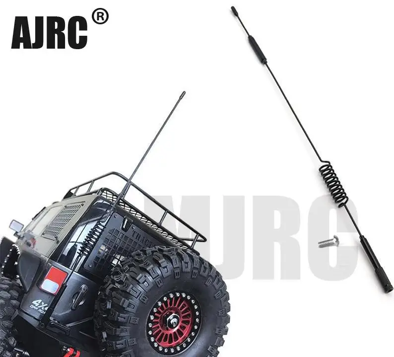

1PCS 190 290mm RC Car Metal Decorative Antenna for 1:10 RC Crawler Axial SCX10 90046 Traxxas D90 D110 TRX-4 RC4WD Tamiya CC01