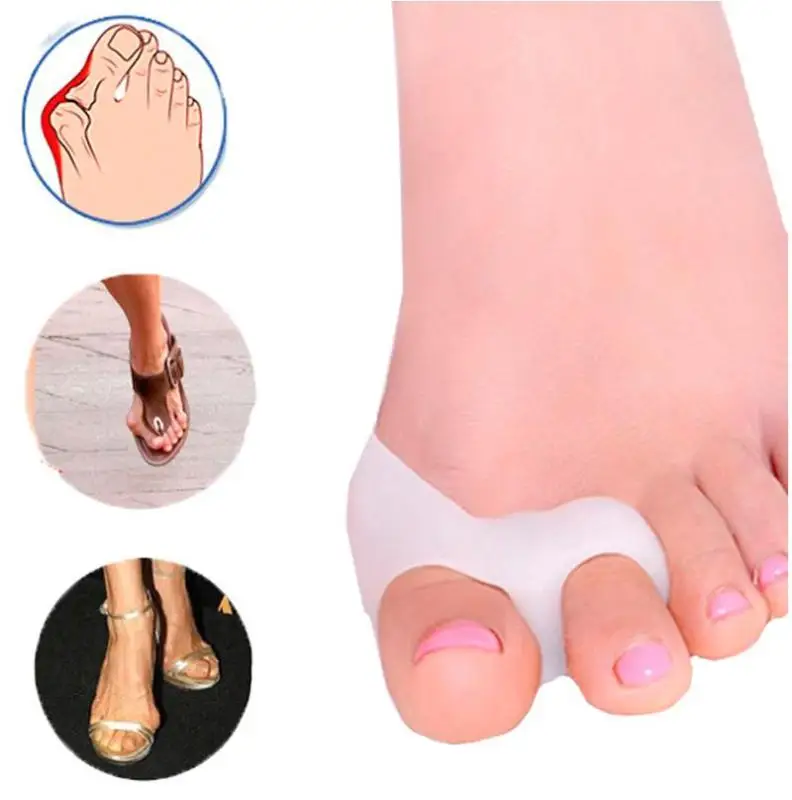 2 шт. вальгусная деформация корректор для соединения пальцев сепаратор ног