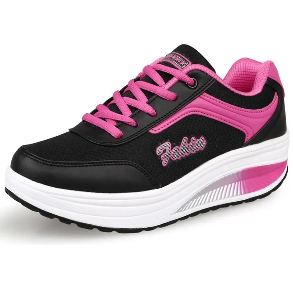 Женские кроссовки модная дышащая сетчатая повседневная обувь на платформе