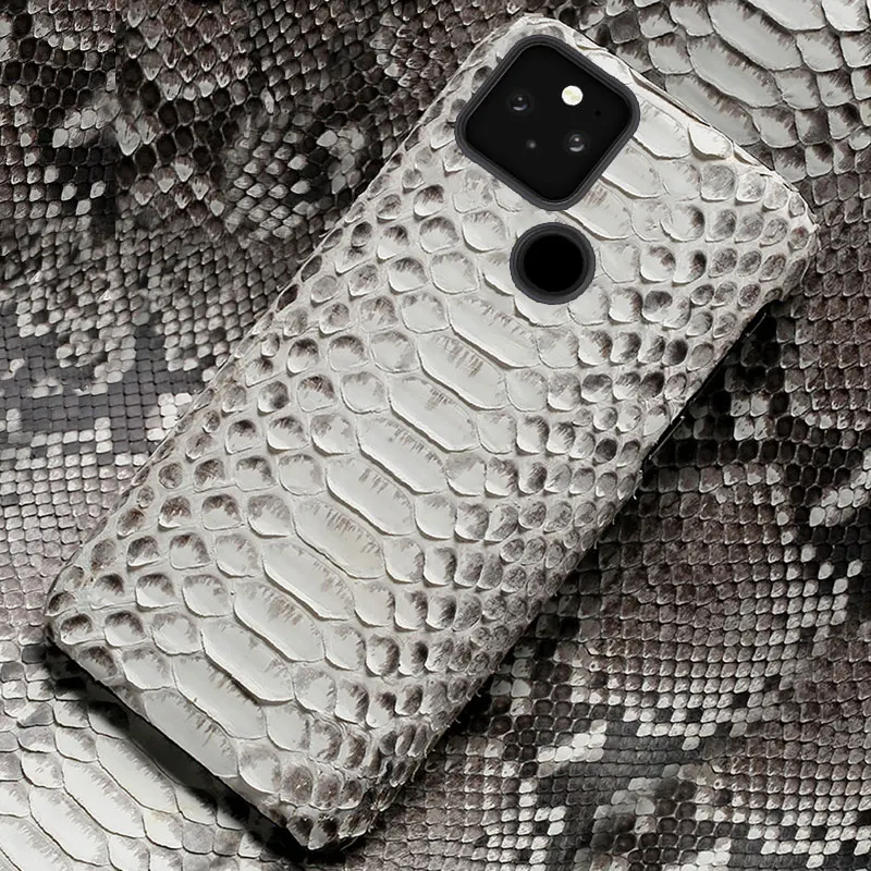 

Высококачественный чехол для телефона из кожи питона для Google pixel 6Pro 6 5A 5, чехлы для Google pixel 4a 5G pixel 4 6 PRO, чехол из змеиной кожи
