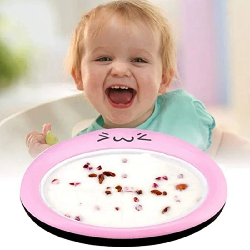 Мини-аппарат для мороженого мультяшный аппарат жарки льда из нержавеющей стали