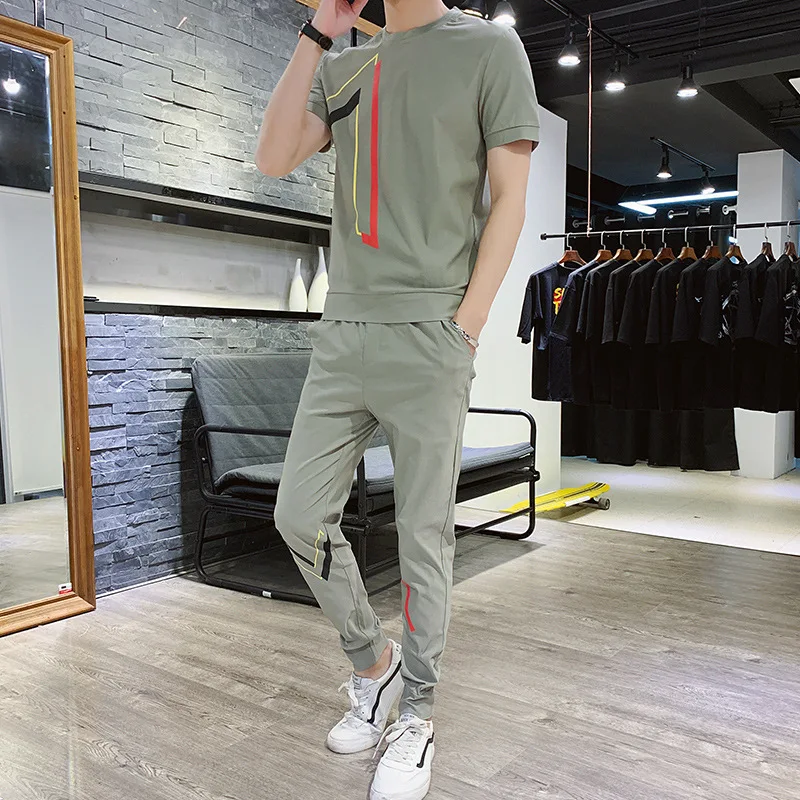Лидер продаж Новинка лета 2020 мужской повседневный спортивный костюм Молодежная