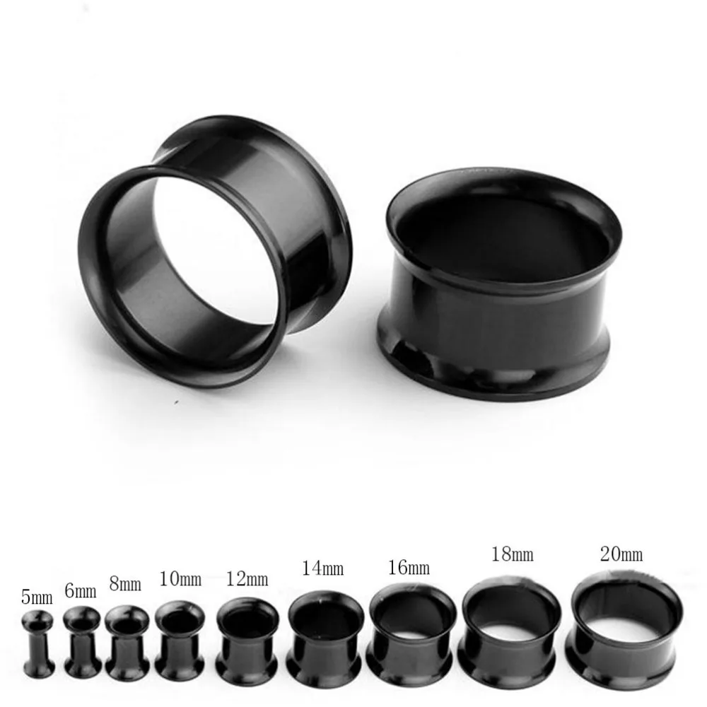 1 шт. черный белый прозрачный акриловый винт подходит для ушных носилок пробки