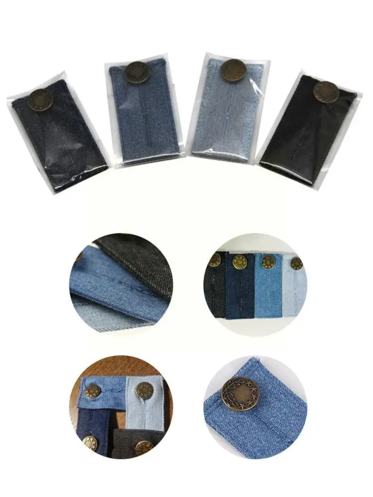 

Extenders Elastic Extended Buttons Adjustable Multi Buckle DIY Jeans Use Snap Pants Extension Fastener Clothes Denim Waist G4S2