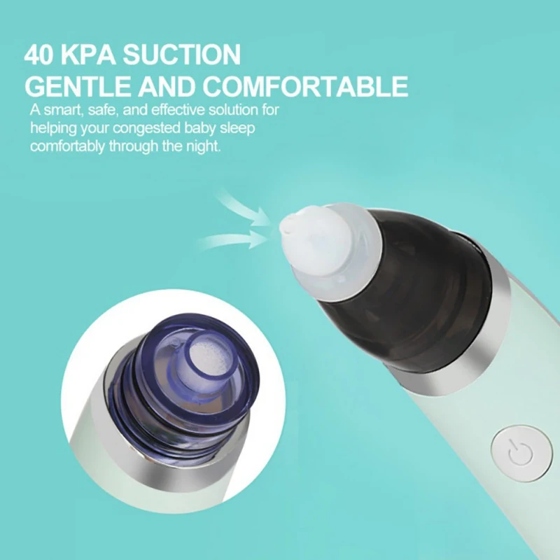 

Baby Nasal Aspirator Electric Hygienic Nose Cleaner For Newborn Infant Toddler New