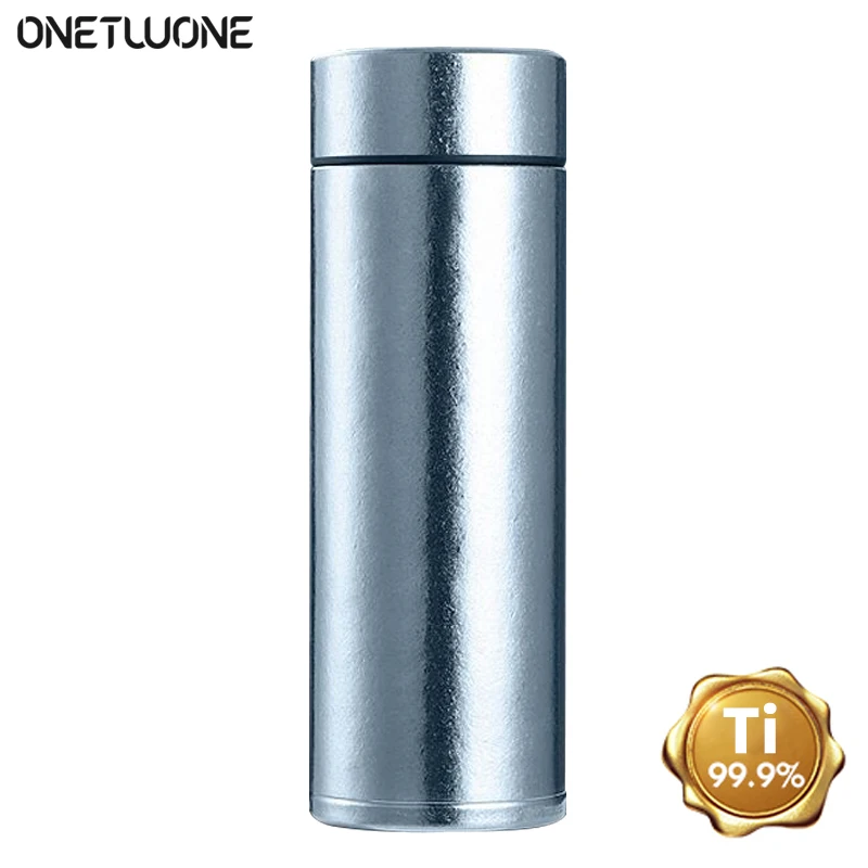 99.9% титановый термос с двойными стенками из нержавеющей стали бутылки для воды 350
