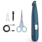 Набор триммеров для домашних животных, 4 часа, LED-подсветка, низкий уровень шума, безопасная профессиональная Бритва для собак и кошек