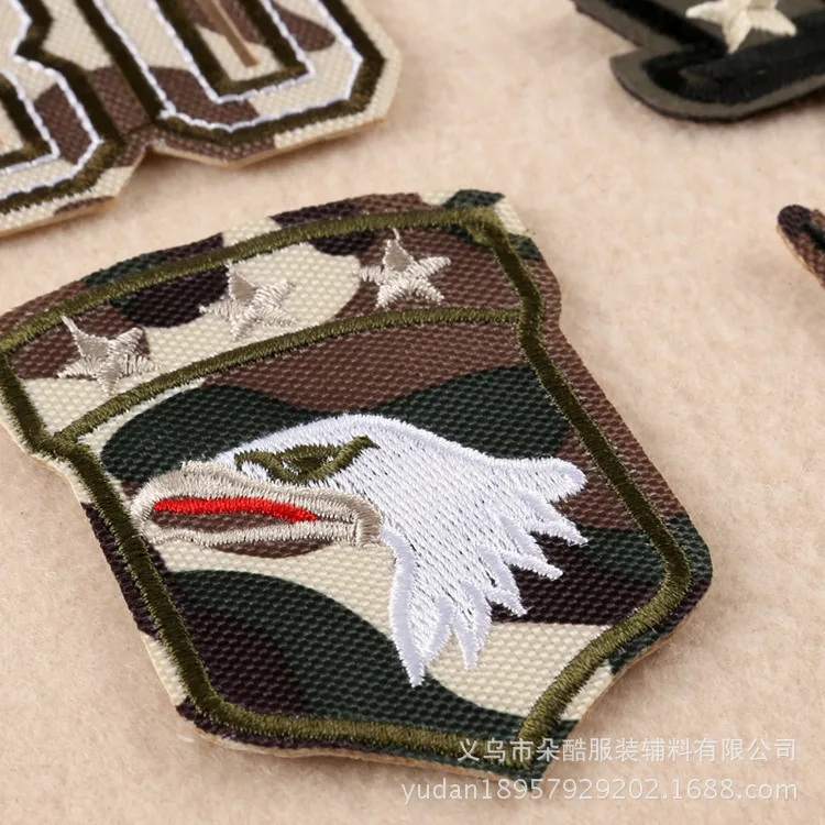 Значок наклейки тканевый значок нашивка Железный эмблема цветочный камуфляж