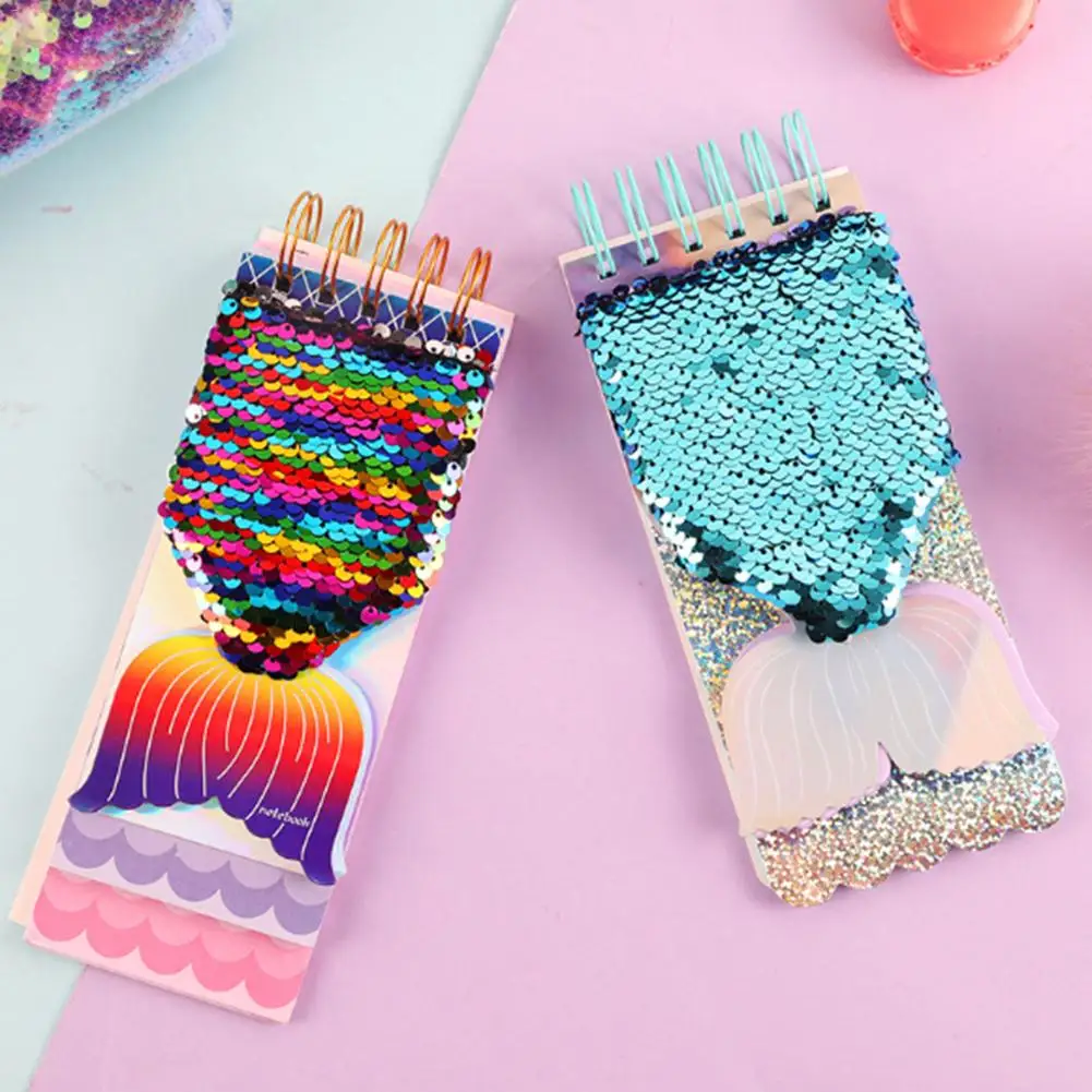 Волшебная записная книжка с хвостом русалки и блестками для офиса школы дневника