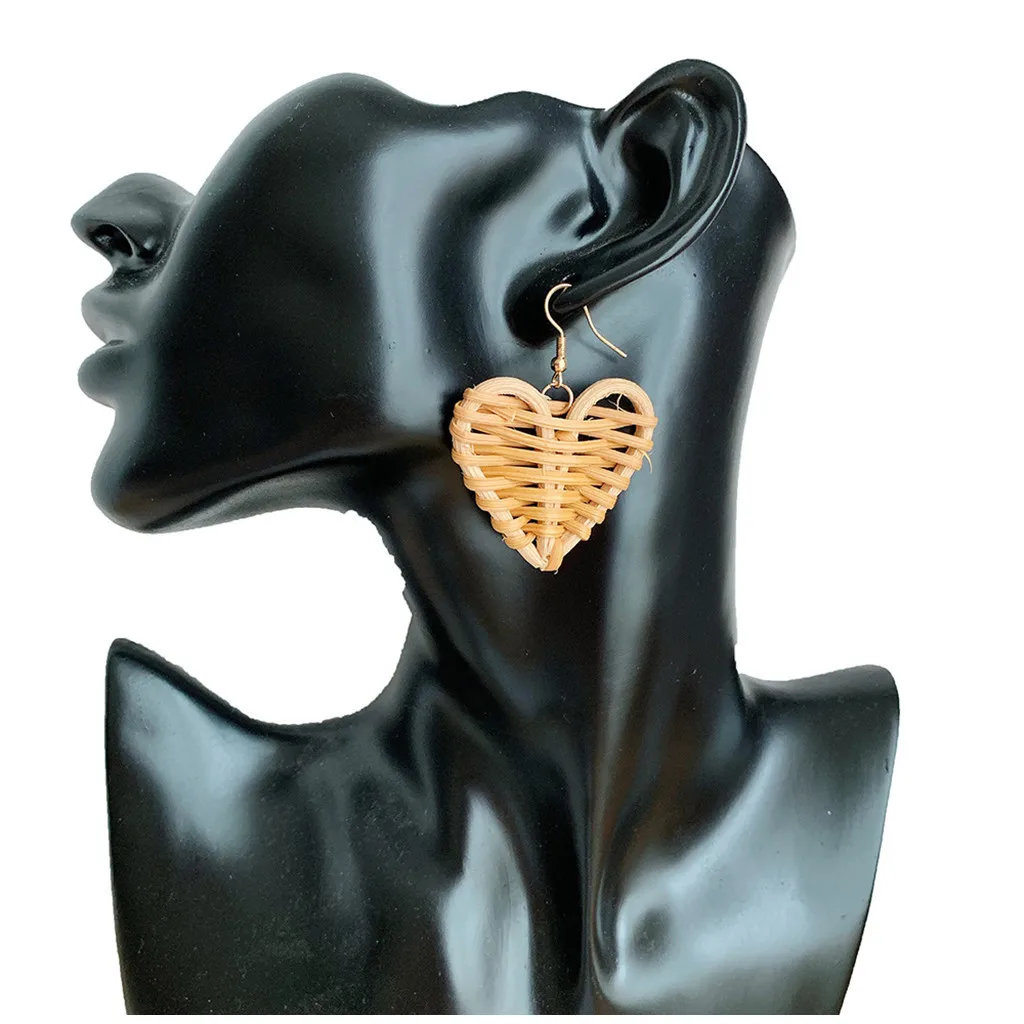 Дропшиппинг Модные женские креативные бамбуковые Ротанговые геометрические